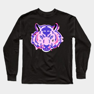 Tiger girl power minimalist Long Sleeve T-Shirt